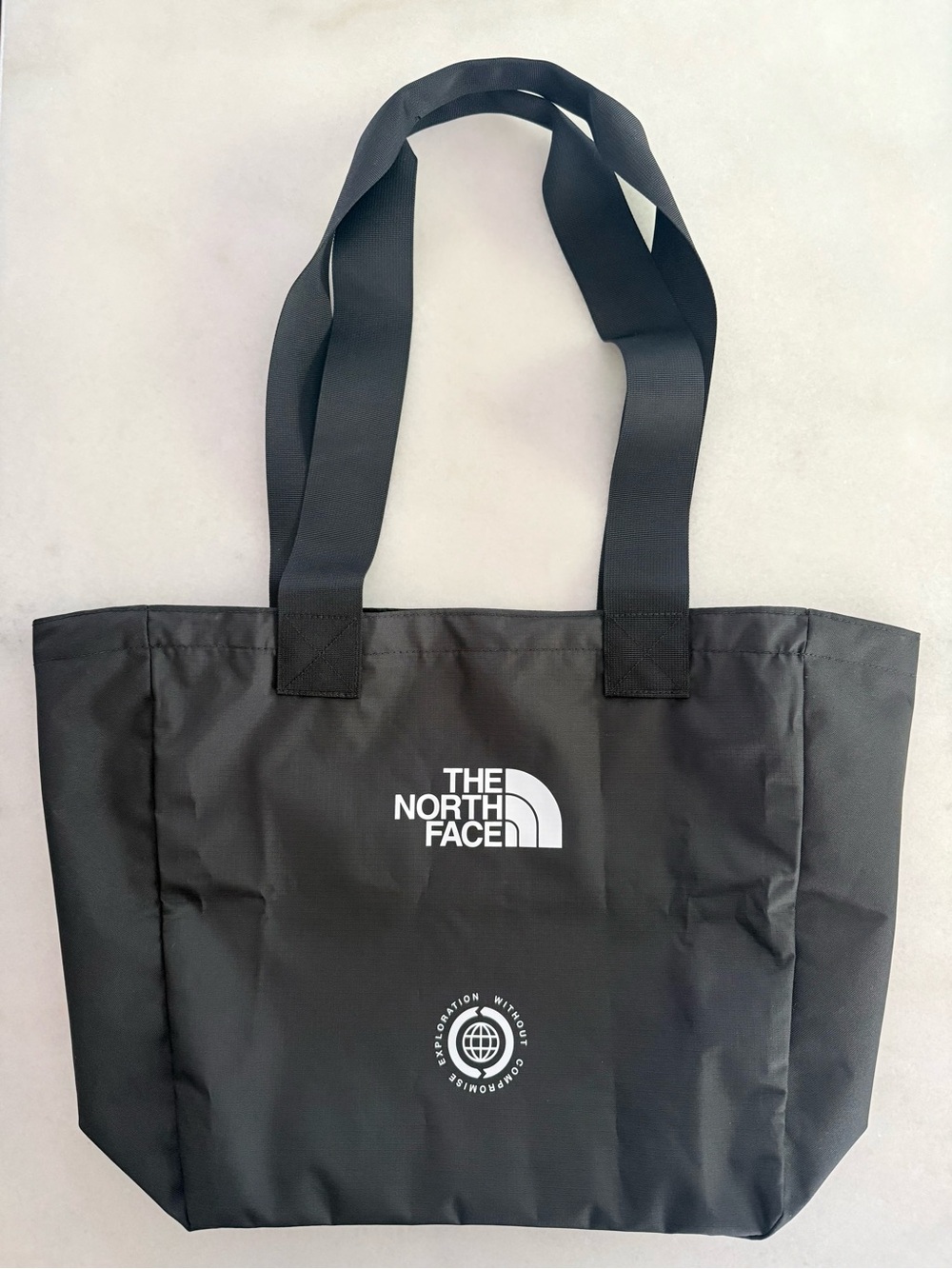 The North Face Black Logo Tote Bag